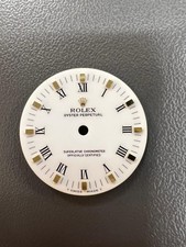 Original Dial Rolex No Date Size 24mm White, Roman Numerals- Quadrante