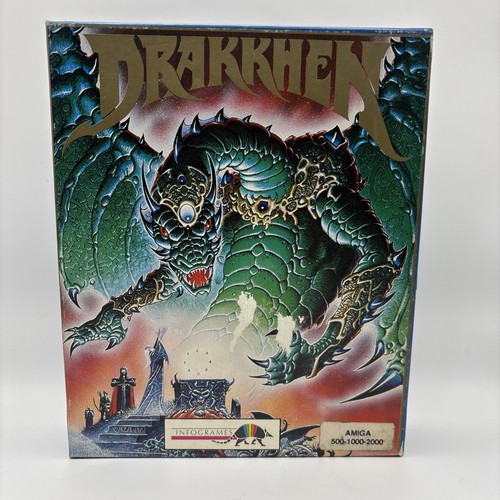 Gioco drakkhen commodore amiga - drakkhen,
