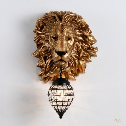 Lampada parete led testa di - lampada,
