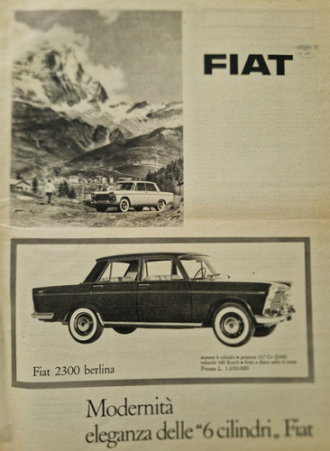 Fiat 2300 berlina auto - fiat, torino