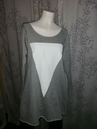 Felpa lunga donna grigia - donna, tg