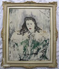 Cesarino MONTI (Milano 1916 - Brescia 1979) Giovane ragazza OLIO 75x60 anno 1945