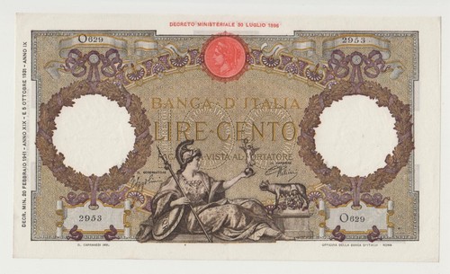 100 lire aquila o629 2953 - aquila,