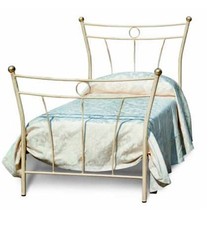 Letto singolo  in ferro battuto in vari colori per camera da letto classica