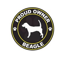 Proud Owner Beagle Sticker
