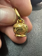 Orecchini Earlings Ciondolo Pendant Oro Yellow Gold Chantecler Campanella Bell