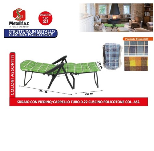 Sedia sdraio lettino - sedia, a