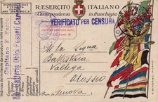 FRANCHIGIA MILITARE REGIO ESERCITO 80° BATTERIA OBICI PESANTI CAMPALI  CAP.FAZIO