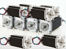 Motore passo-passo Nema 23 435 oz-in 4,2A 112mm doppio albero CNC kit incisione 8MM ACT