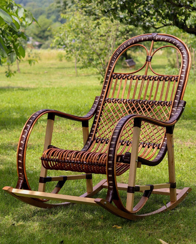 Sedia dondolo rattan - dondolo,