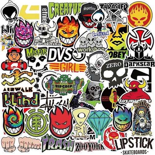 100 pezzi adesivi cool - 100,