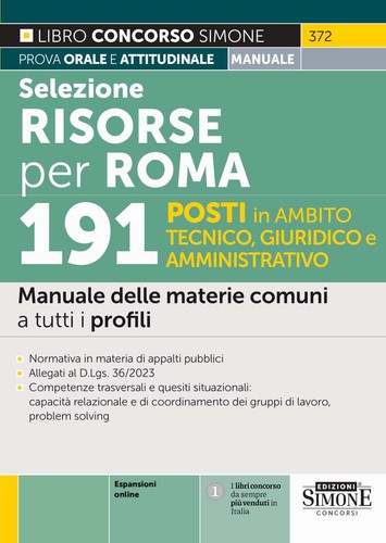 Selezione risorse per roma - risorse,