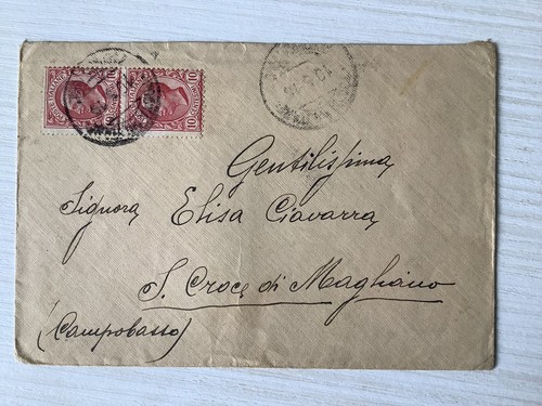 Busta lettera viaggiata 1915 - viaggiata,