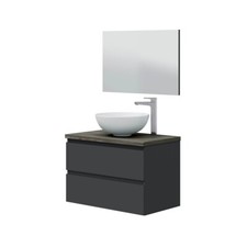 Mobile Bagno Sospeso 80 Cm 2