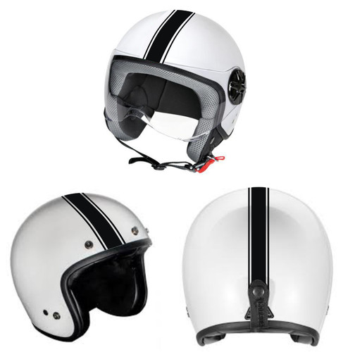 Adesivi casco vespa striscia - adesivi,