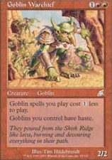 MRM FR/VF Chef de guerre gobelin - Goblin Warchief MTG Magic SCG