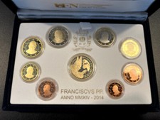 vaticano divisionale proof 2014 con 50 euro oro gold
