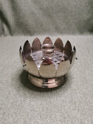 Silver plated lotus - lotus, flower