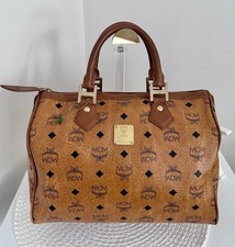 AUTENTICA MCM Cognac Visetos