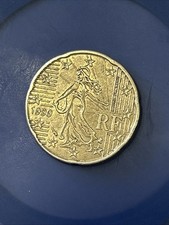 Moneta da 20 centesimi Francia 1999 coin France 20cent ante euro