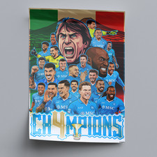 Poster Napoli Scudetto Quadro