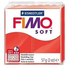 Panetto Fimo Soft 2P Rosso
