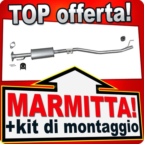 Silenziatore centrale per alfa - silenziatore,