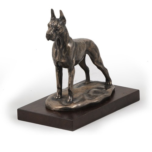 Cane alano statua legno - in,