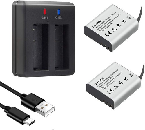 Caricabatteria 2x1350mah - +,