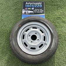 N 1 CERCHIO IN FERRO COMPLETO DI GOMMA 155/70 R12 INNOCENTI MINI MINOR