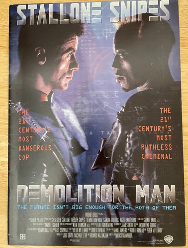Demolition man movie program - man,