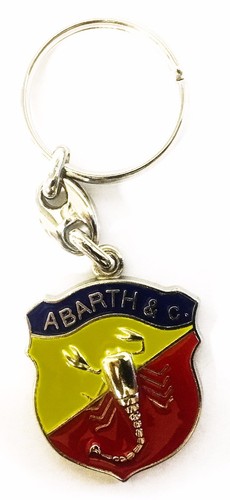 Portachiavi abarth metallo - portachiavi,