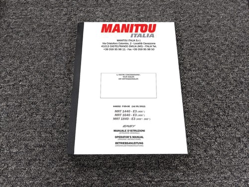 Manitou mrt1440 mrt1640 - mrt1440,