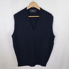 Gilet Pringle 100% cashmere colore blu taglia S da uomo