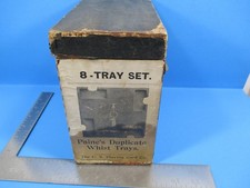 Set 8 vassoi vintage in legno