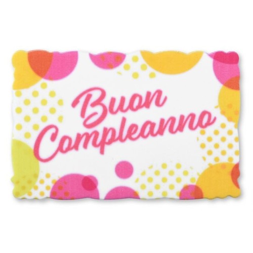 Targhetta buon compleanno - compleanno, in