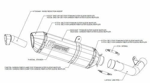 K7so2 akrapovic - s-k7so2-zc,