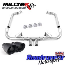 Sistema di scarico Milltek Porsche Boxster 718 GTS 2.5T inox punta nera SSXPO135