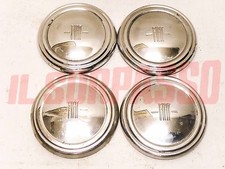 COPPE RUOTA BORCHIE CERCHI FIAT 1400 B ALLUMINIO ORIGINALI CON IMPERFEZIONI