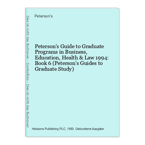 Peterson guide graduate - peterson's, to