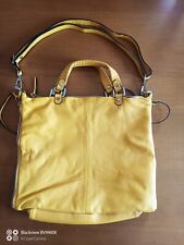 Pelletteria Veneta borsa vera pelle donna giallo