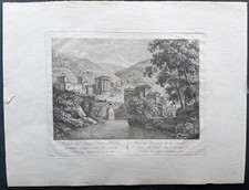 stampa antica tempio sibilla