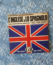 COME IMPARARE CONTEMPORANEAMENTE L'INGLESE  & LO SPAGNOLO  -  2 LP  NUOVO