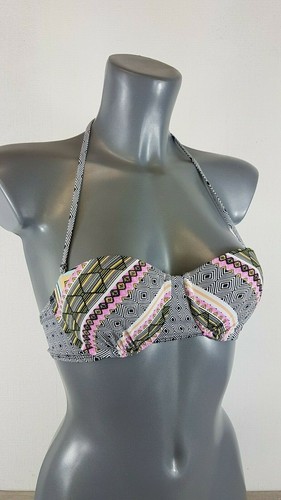 Top bikini push - up, con