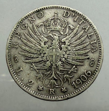 2 Lire Aquila Sabauda 1906
