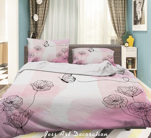 Copripiumino trapuntato rosa