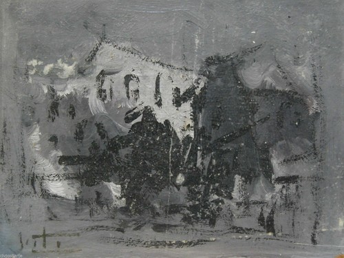 Dipinto gemalt olio - olio, faesite