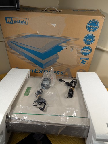 Scanner mustek flatbed - flatbed, grande