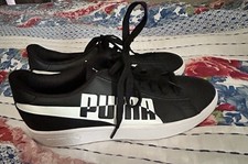 black Puma trainers #sneakers