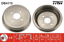 Tamburo freno TRW DB4115 per
